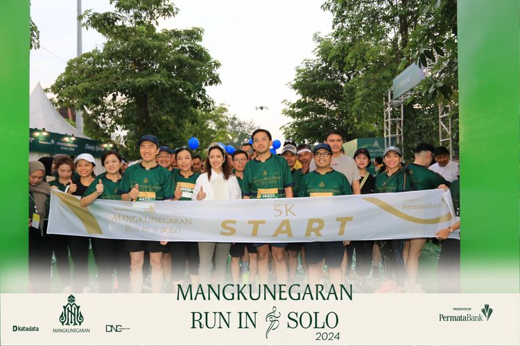 Race photo from Mangkunegaran Run 2024