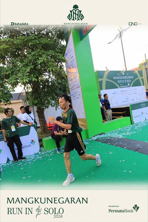 Race photo from Mangkunegaran Run 2024