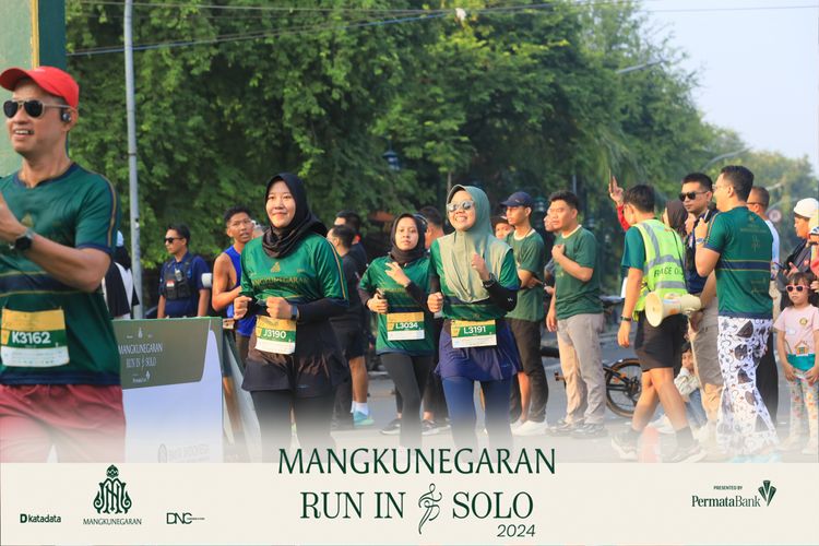 Race photo from Mangkunegaran Run 2024