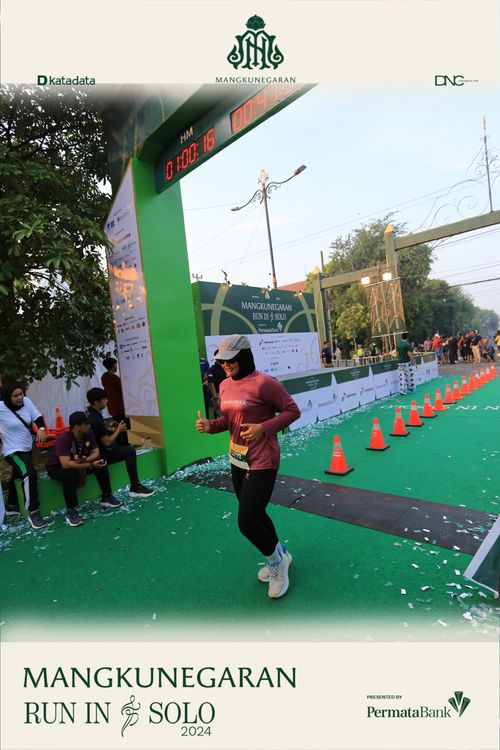 Race photo from Mangkunegaran Run 2024