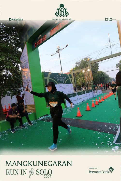 Race photo from Mangkunegaran Run 2024