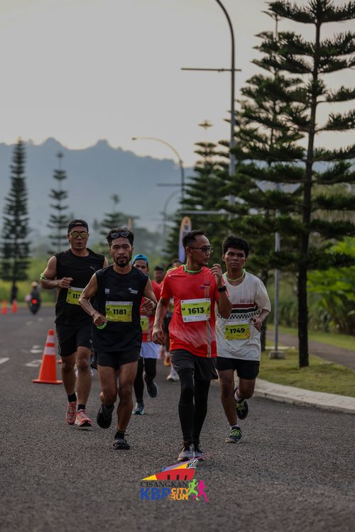 Race photo from CISANGKAN KBP CITY RUN 2025