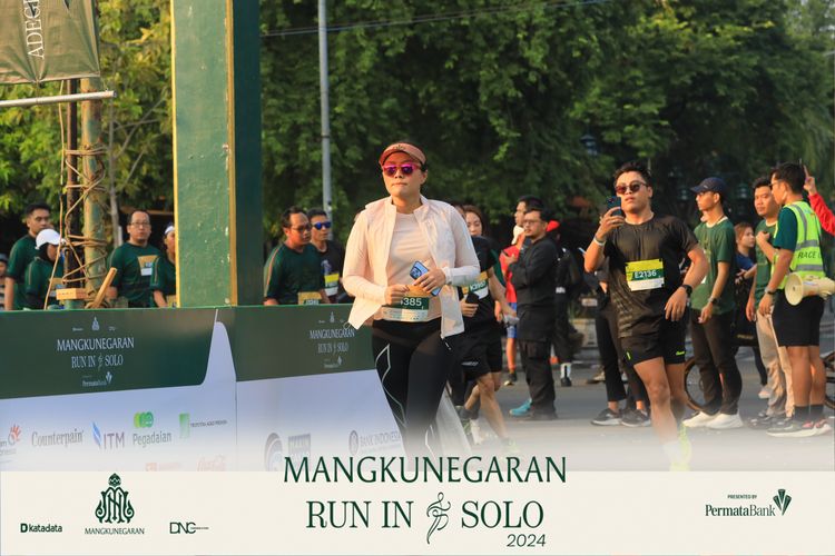 Race photo from Mangkunegaran Run 2024