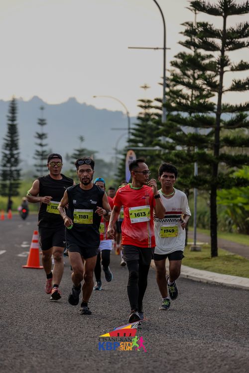 Race photo from CISANGKAN KBP CITY RUN 2025