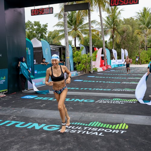 Race photo from Belitung Multisport Festival