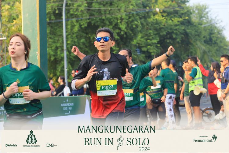 Race photo from Mangkunegaran Run 2024