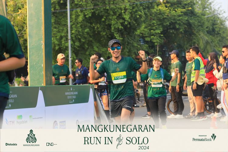 Race photo from Mangkunegaran Run 2024