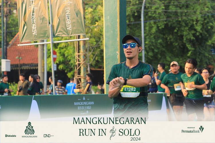 Race photo from Mangkunegaran Run 2024