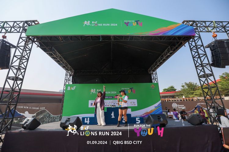 Race photo from BAF LIONS RUN 2024