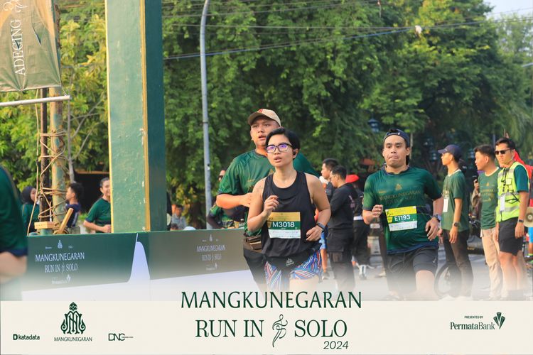 Race photo from Mangkunegaran Run 2024