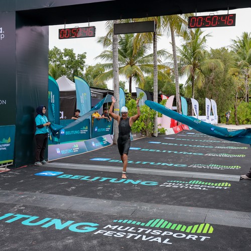 Race photo from Belitung Multisport Festival