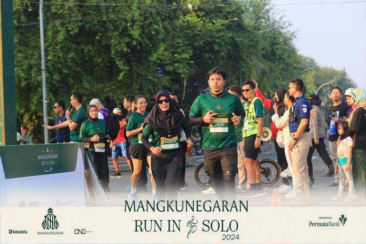 Race photo from Mangkunegaran Run 2024