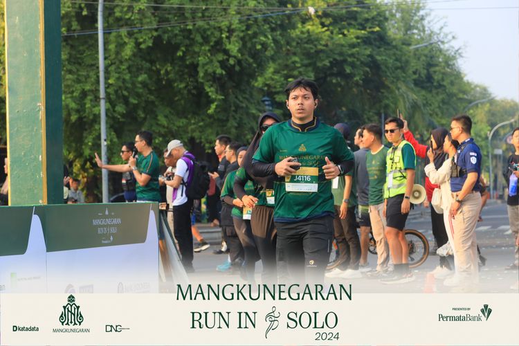 Race photo from Mangkunegaran Run 2024