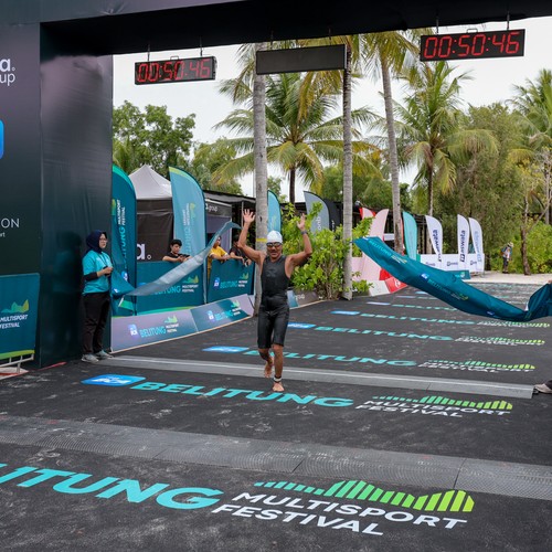Race photo from Belitung Multisport Festival