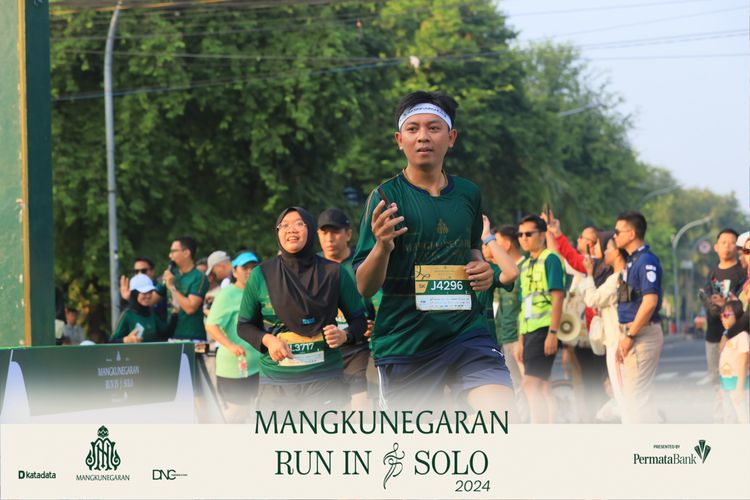 Race photo from Mangkunegaran Run 2024