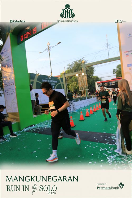 Race photo from Mangkunegaran Run 2024