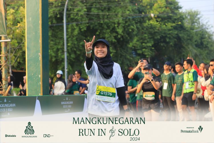 Race photo from Mangkunegaran Run 2024