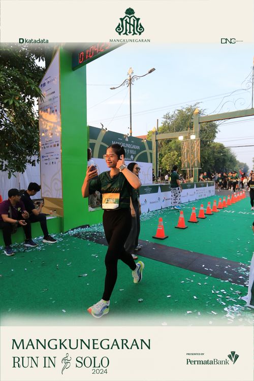 Race photo from Mangkunegaran Run 2024