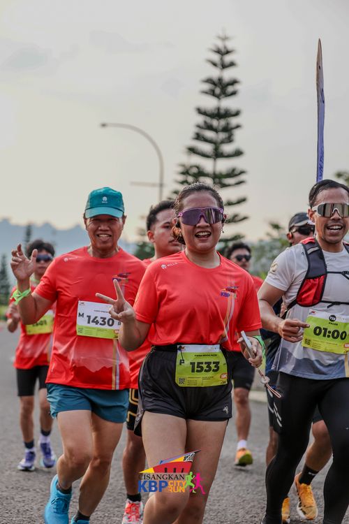 Race photo from CISANGKAN KBP CITY RUN 2025