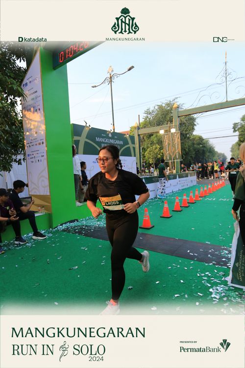 Race photo from Mangkunegaran Run 2024