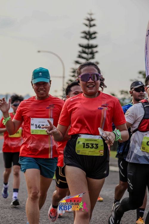 Race photo from CISANGKAN KBP CITY RUN 2025
