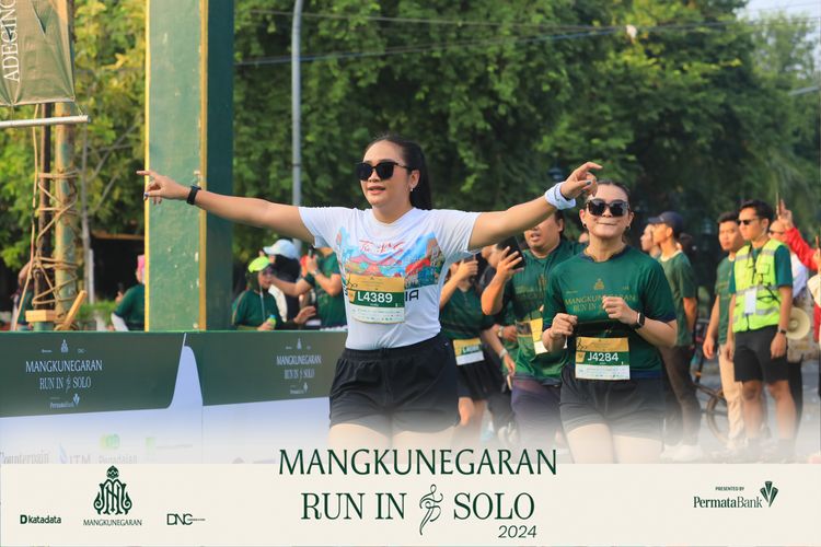 Race photo from Mangkunegaran Run 2024
