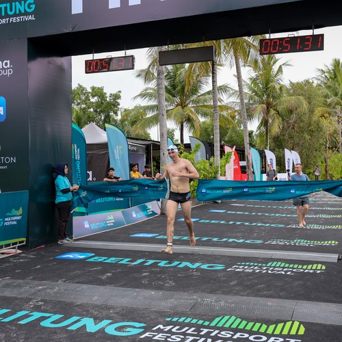 Race photo from Belitung Multisport Festival