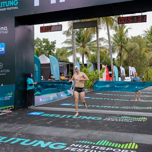 Race photo from Belitung Multisport Festival