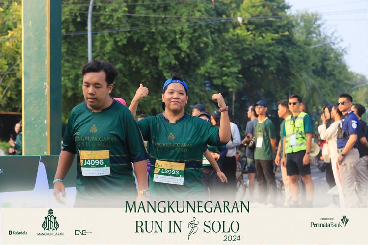 Race photo from Mangkunegaran Run 2024
