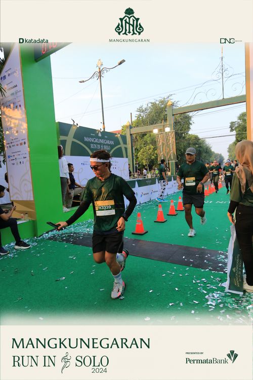 Race photo from Mangkunegaran Run 2024