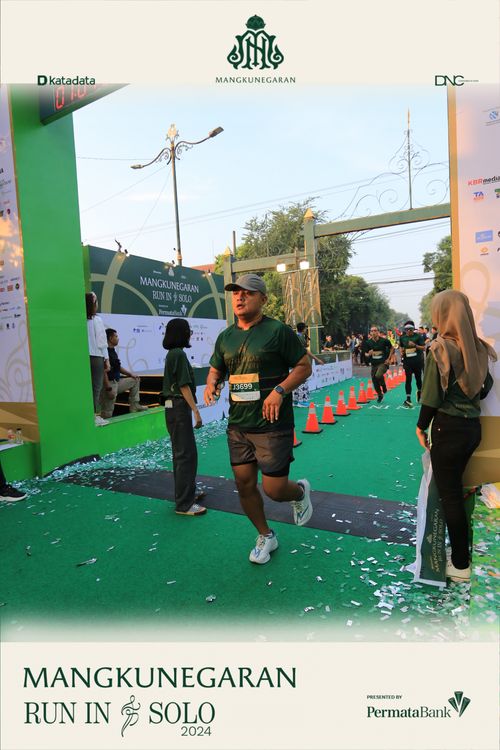 Race photo from Mangkunegaran Run 2024