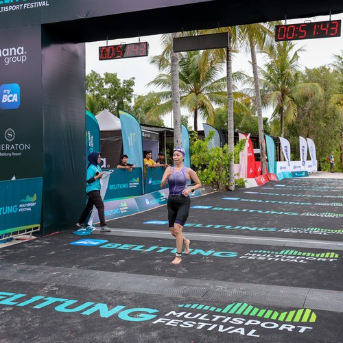 Race photo from Belitung Multisport Festival