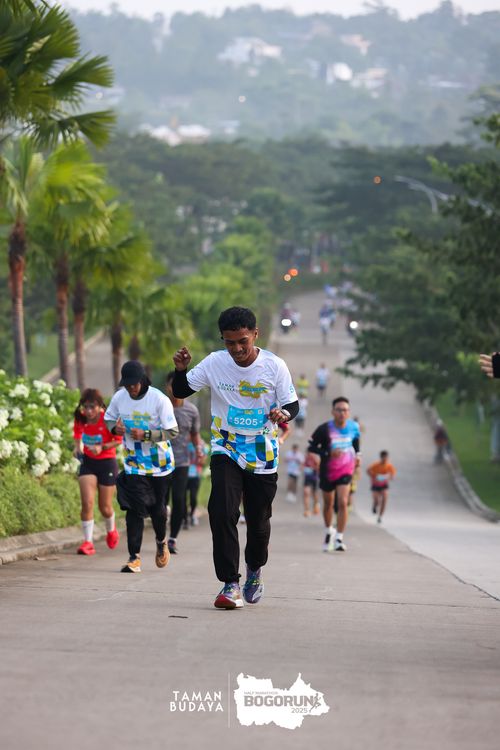 Race photo from Taman Budaya x BOGORUN 2025
