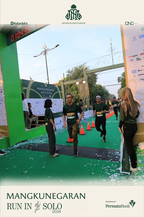 Race photo from Mangkunegaran Run 2024