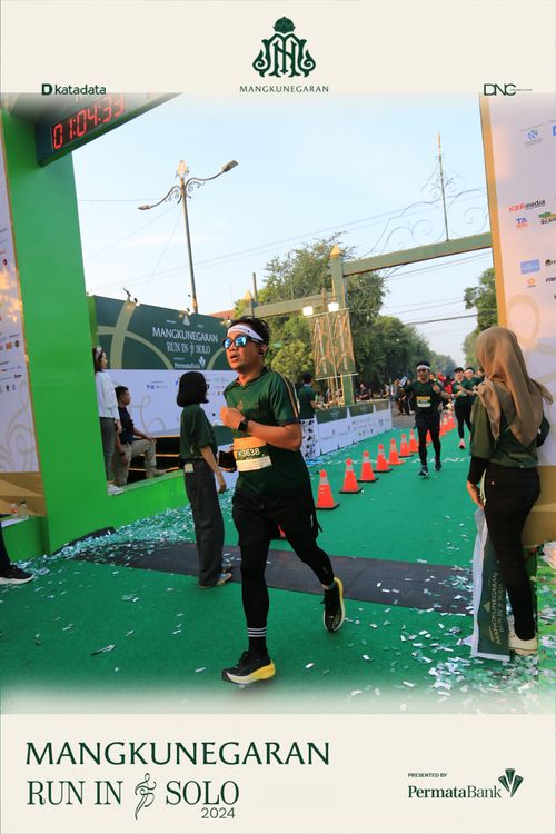 Race photo from Mangkunegaran Run 2024