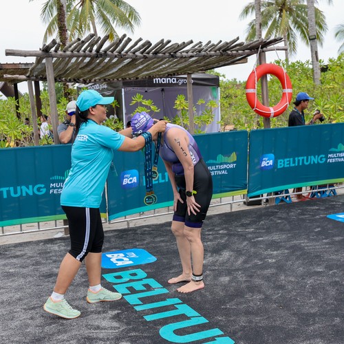 Race photo from Belitung Multisport Festival