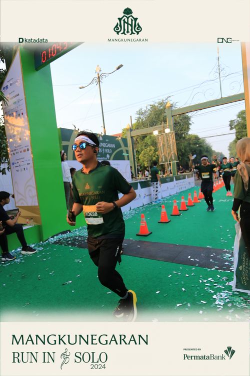Race photo from Mangkunegaran Run 2024