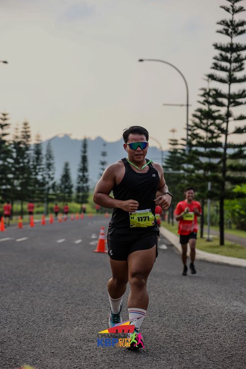Race photo from CISANGKAN KBP CITY RUN 2025