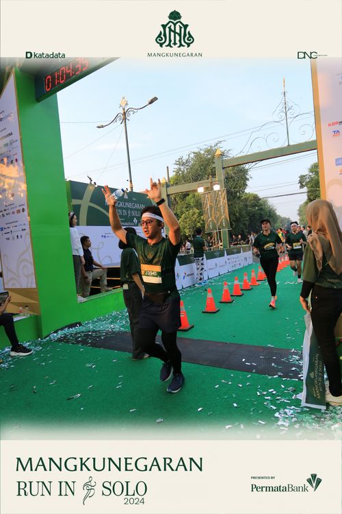 Race photo from Mangkunegaran Run 2024