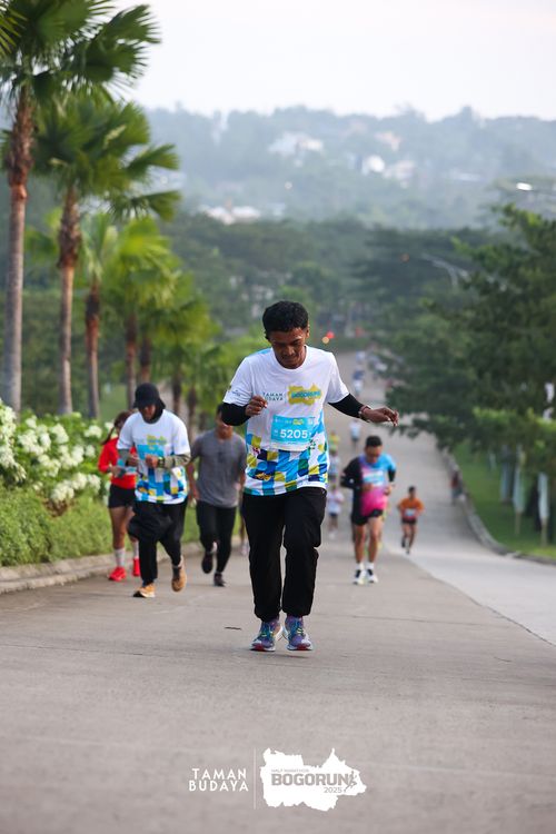 Race photo from Taman Budaya x BOGORUN 2025