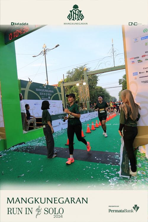 Race photo from Mangkunegaran Run 2024