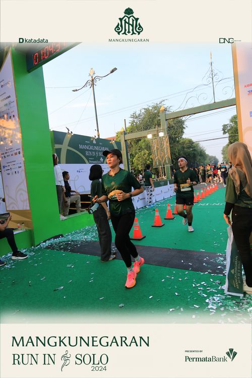 Race photo from Mangkunegaran Run 2024