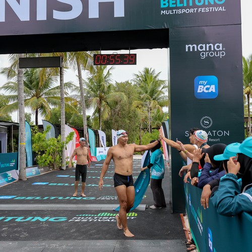 Race photo from Belitung Multisport Festival