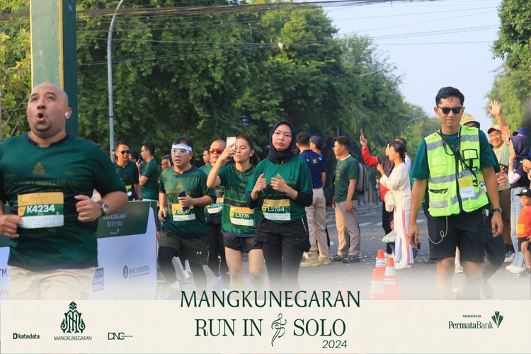 Race photo from Mangkunegaran Run 2024