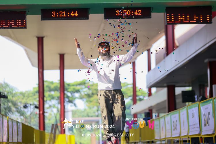Race photo from BAF LIONS RUN 2024