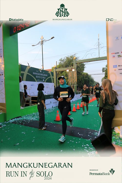 Race photo from Mangkunegaran Run 2024