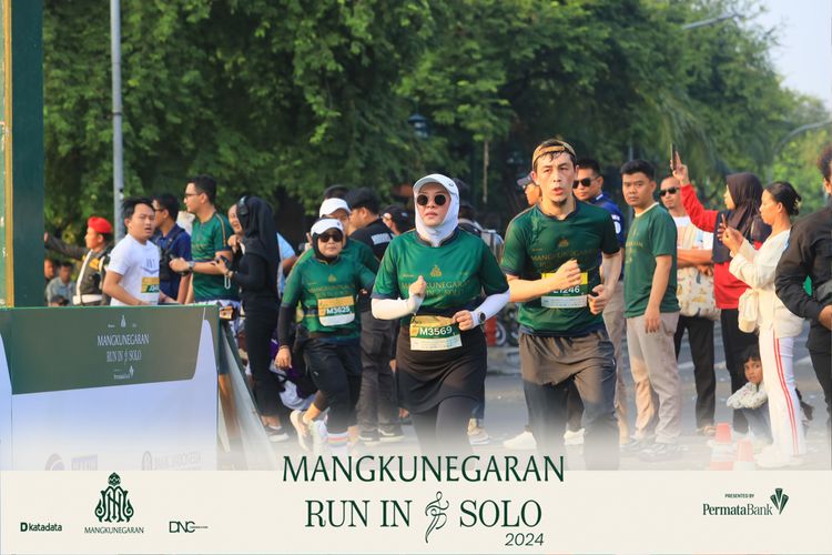 Race photo from Mangkunegaran Run 2024