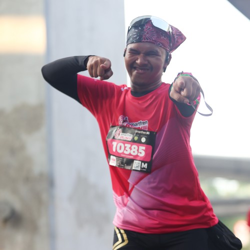 Race photo from SMARTFREN RUN 2026
