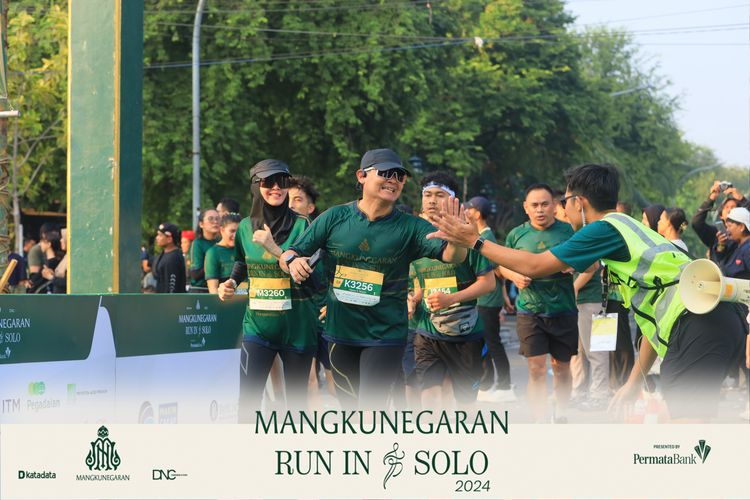 Race photo from Mangkunegaran Run 2024