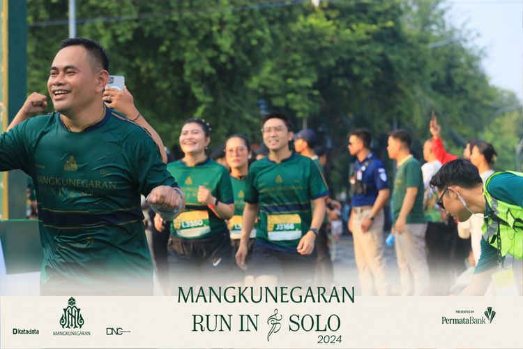 Race photo from Mangkunegaran Run 2024